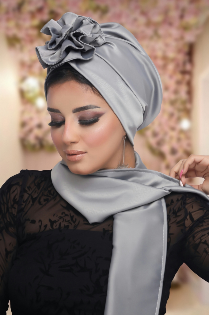 Turban  & Scarf flower stan - Smile Turbans - 1220