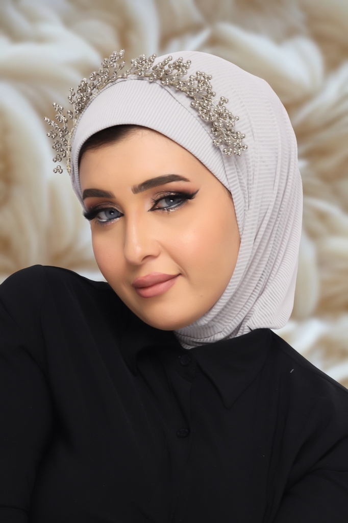 Hijab Ready-made hijab without pins Tulle - Smile Turbans - 1274