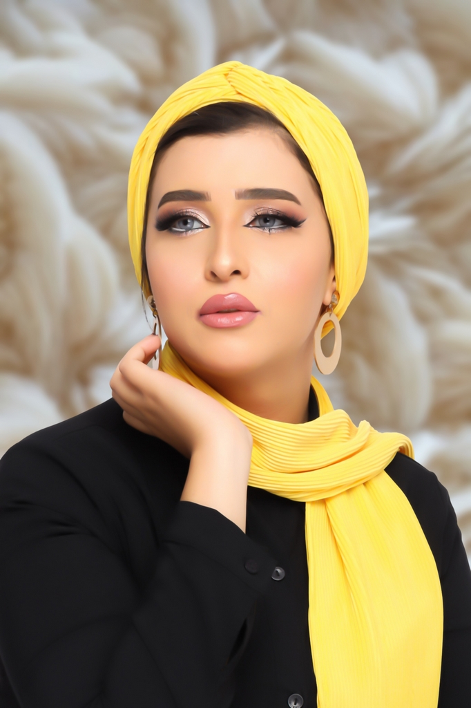 Turban  & Scarf Crocs one piece Bliss satin material - Smile Turbans - 1298