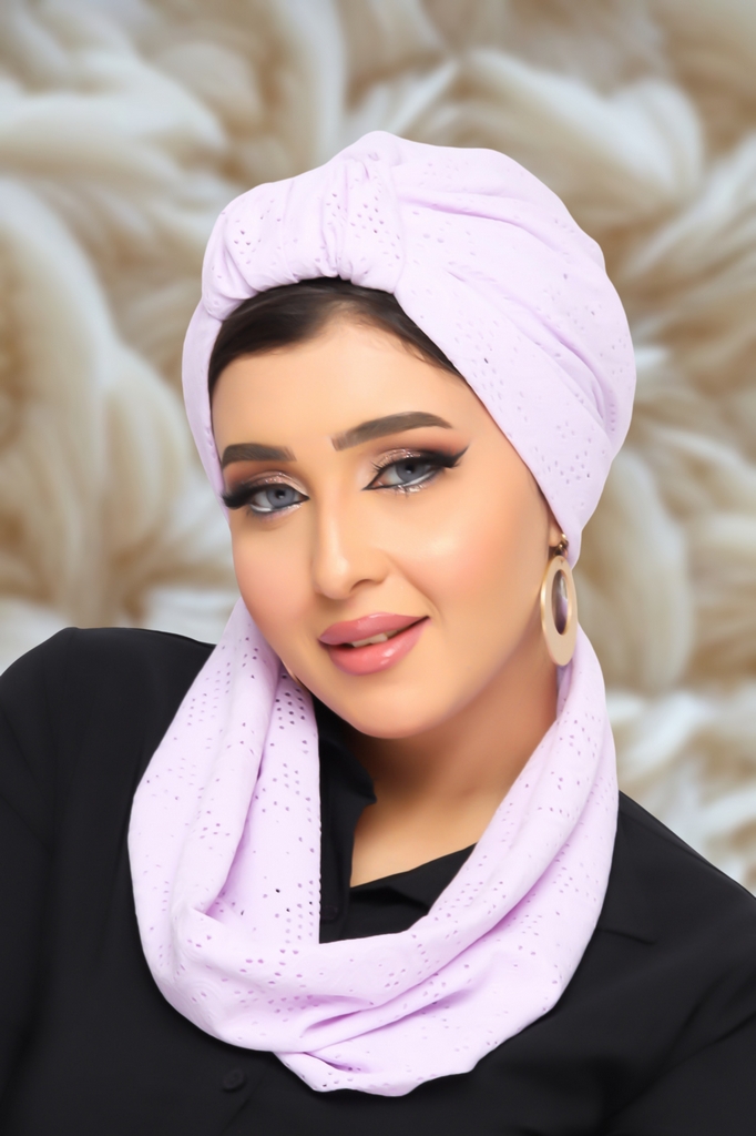 Turban  & Scarf Crown cotton - Smile Turbans - 1318
