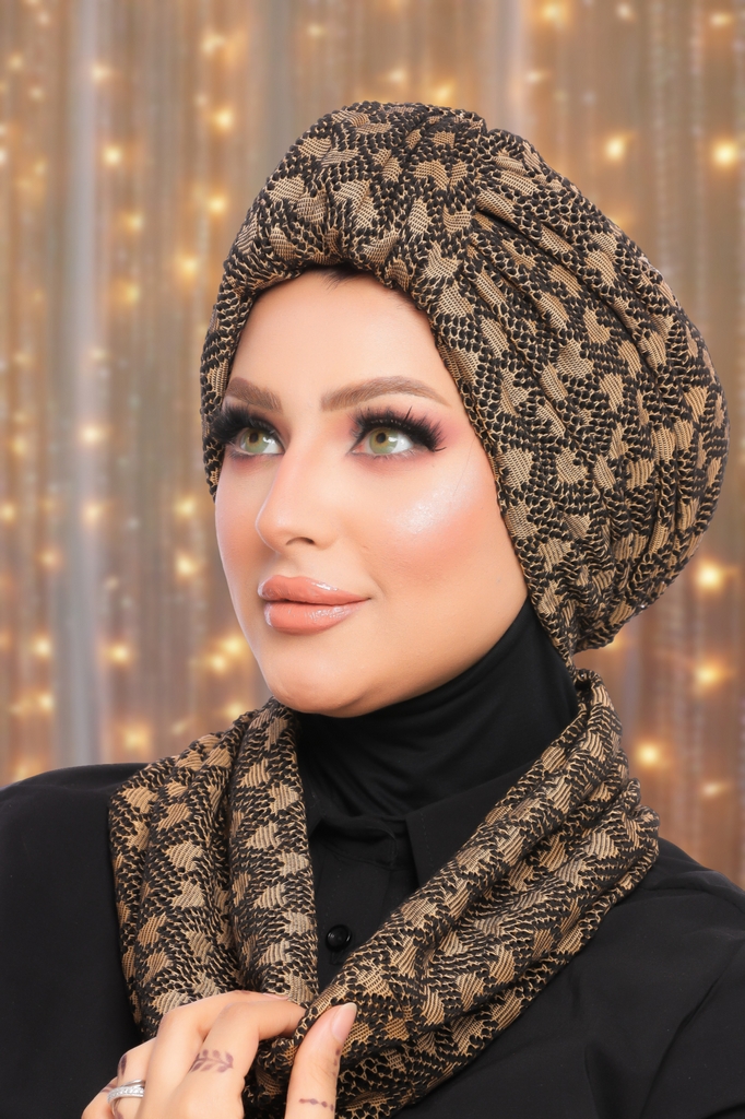 Turban  & Scarf Crown kink - Smile Turbans - 1549