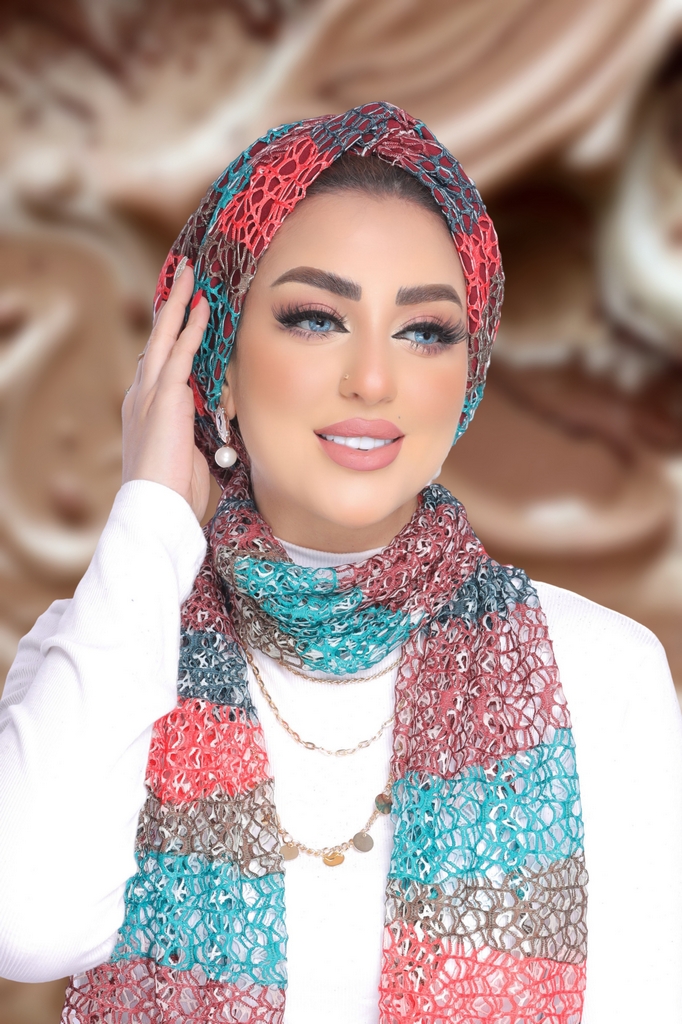 Turban  & Scarf Crocs one piece kink - Smile Turbans - 1823