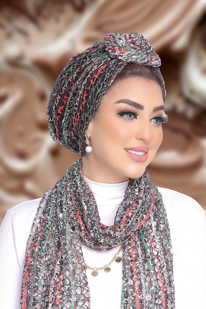 Turban  & Scarf cupcake kink - Smile Turbans - 1824