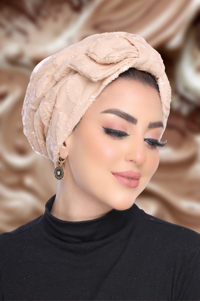 Turban Half a bow, one piece Joubert - Smile Turbans - 1846