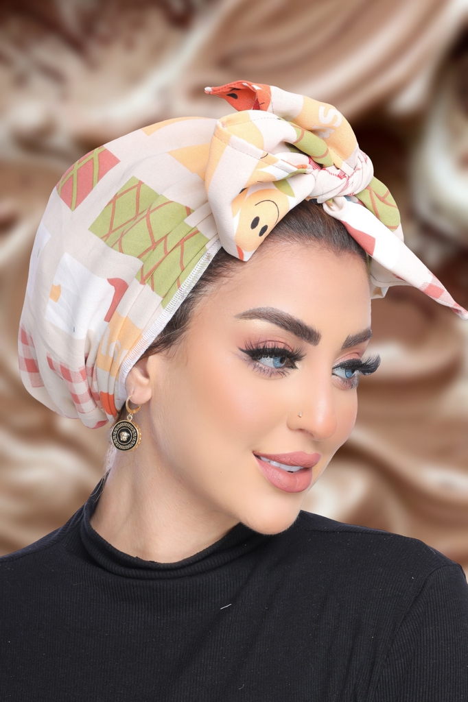 Turban Tie crepe material - Smile Turbans - 1847