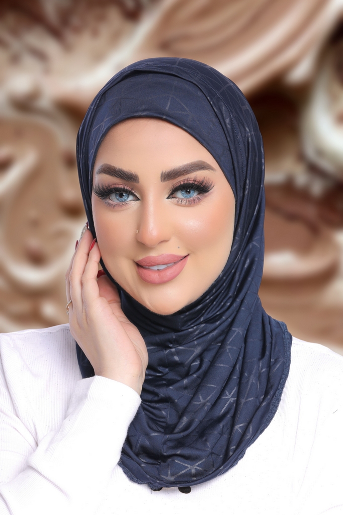 Hijab Ready-made hijab without pins Waterproof - Smile Turbans - 1868