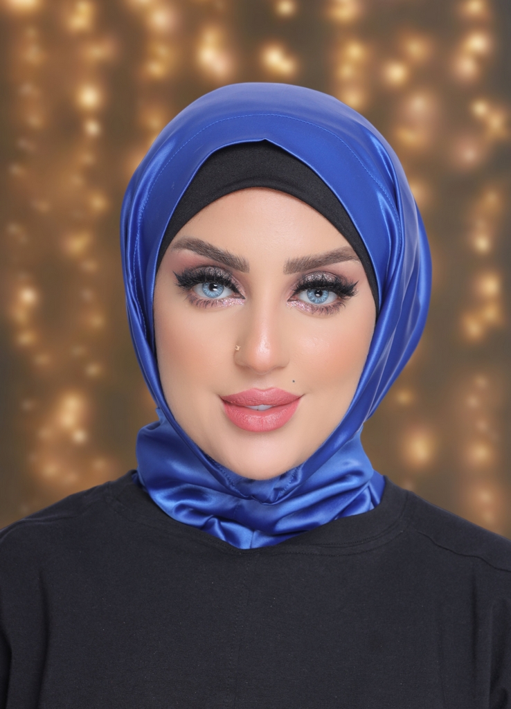 Hijab Ready-made hijab without pins satin - Smile Turbans - 2040