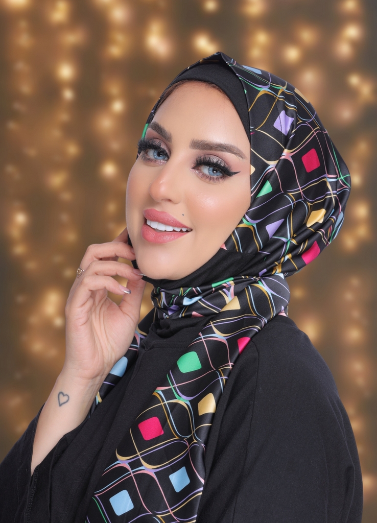 Hijab Ready-made hijab without pins satin - Smile Turbans - 2047