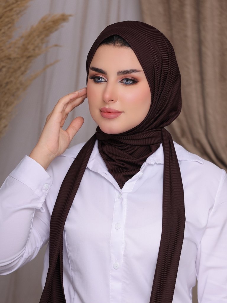 Hijab Ready-made hijab without pins Rib - Smile Turbans - 2222