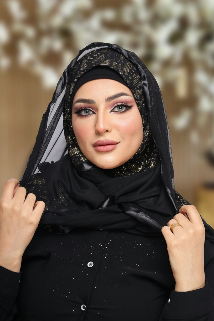Hijab Ready-made hijab without pins chiffon - Smile Turbans - 1126
