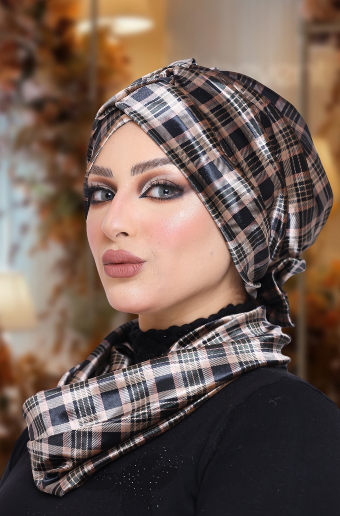 Turban  & Scarf Crocs one piece velvet - Smile Turbans - 1018