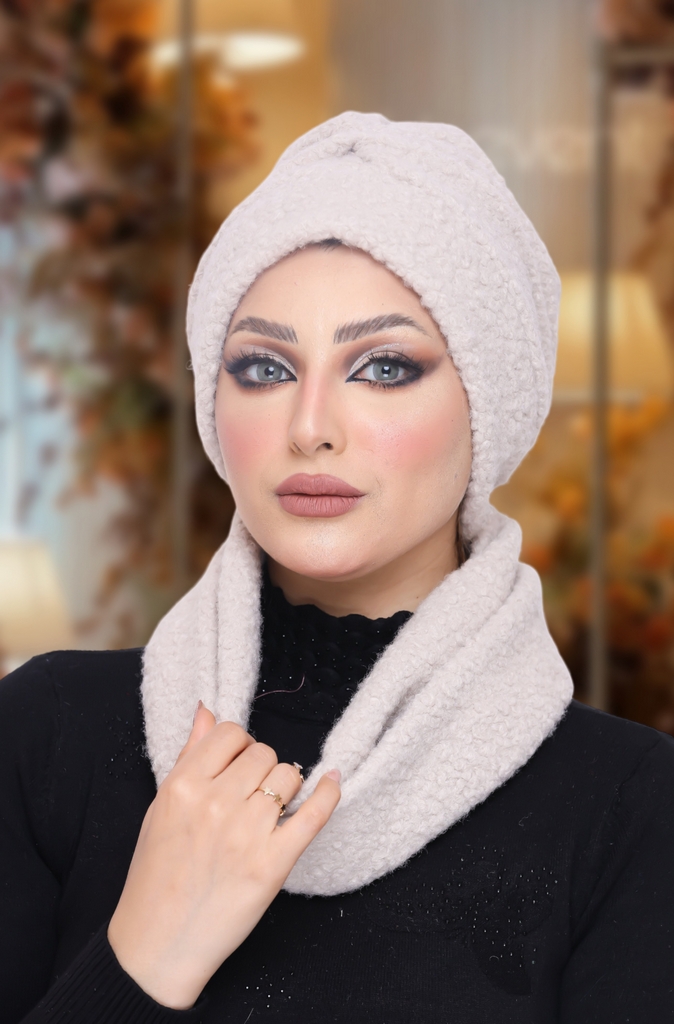 IceCap  & Scarf IceCap  wool - Smile Turbans - 1026