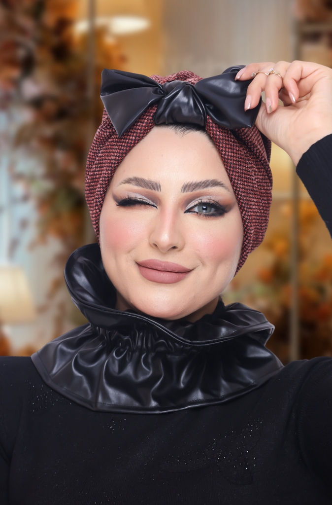 Turban  & Scarf Multi-way wool - Smile Turbans - 1040