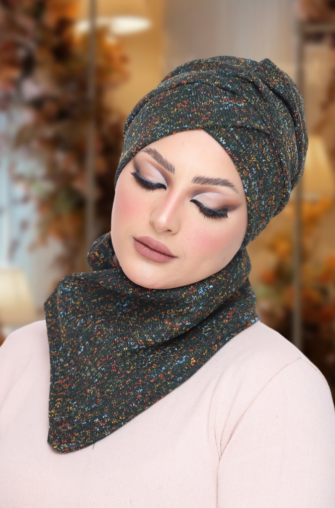 Turban  & Scarf Crocs one piece knitwear - Smile Turbans - 1047