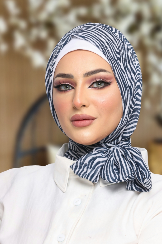 Hijab Ready-made hijab without pins chiffon - Smile Turbans - 1117