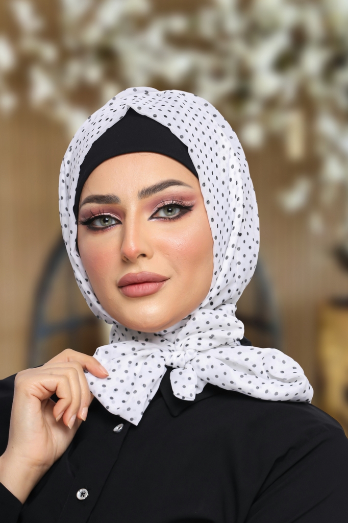 Hijab Ready-made hijab without pins chiffon - Smile Turbans - 1123