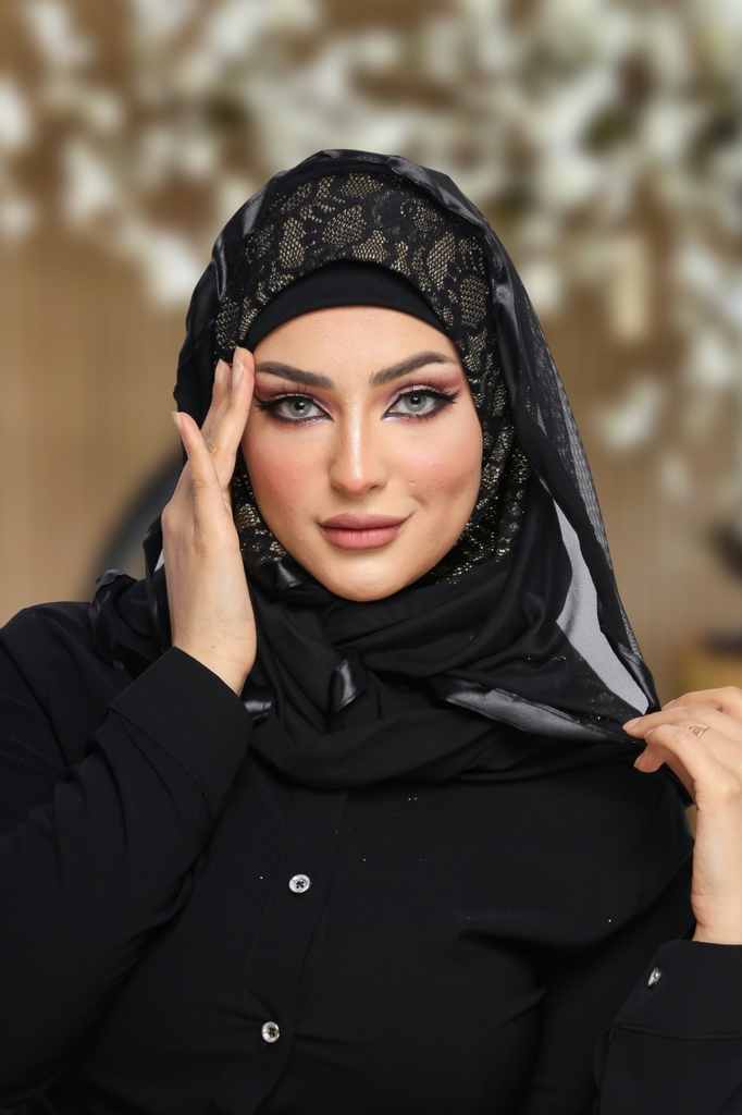 Hijab Ready-made hijab without pins chiffon - Smile Turbans - 1126