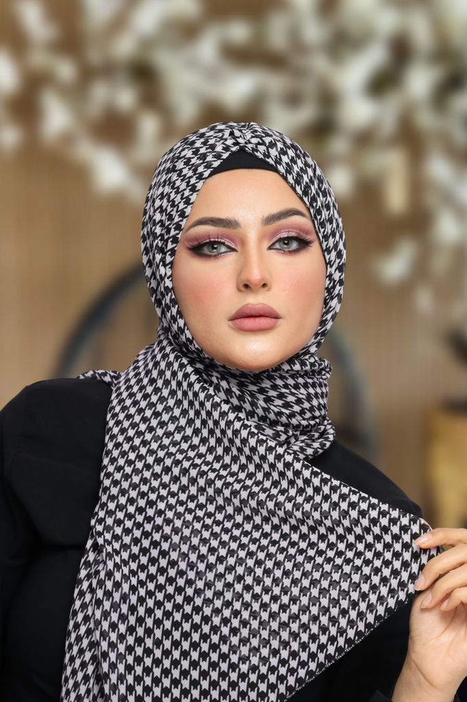 Hijab Ready-made hijab without pins chiffon - Smile Turbans - 1135