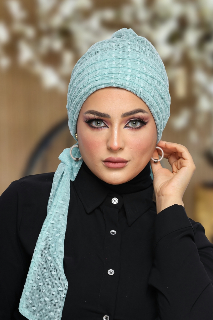 turban Multi-way Tulle Material - Smile Turbans - 1147