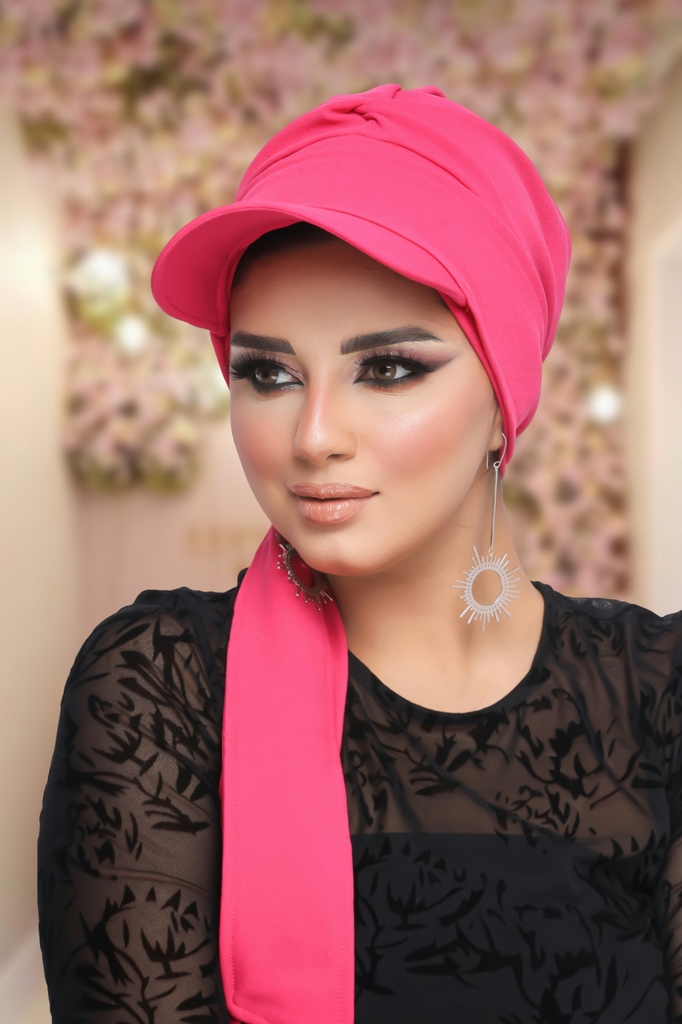 Cap Cap 2 pieces crepe - Smile Turbans - 1203