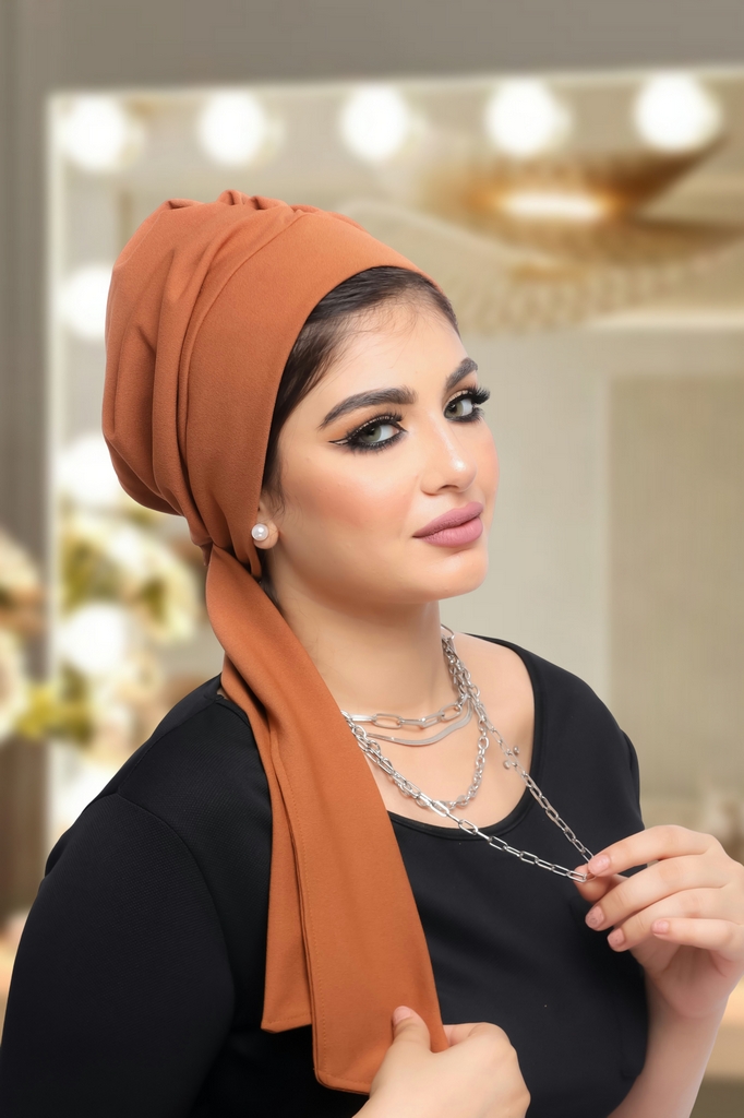 turban Multi way tie crepe - Smile Turbans - 1256