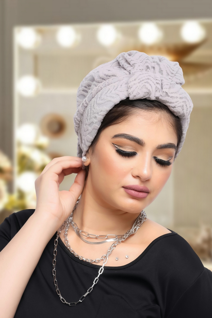 Beret beret with chain crepe - Smile Turbans - 1261