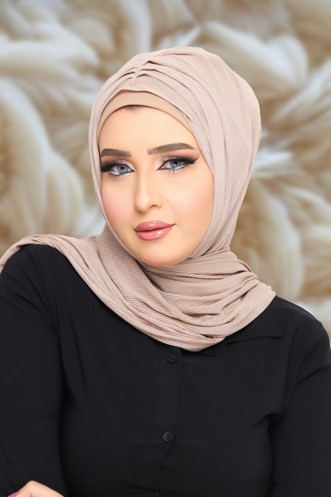 Hijab Ready-made hijab without pins Tulle - Smile Turbans - 1268