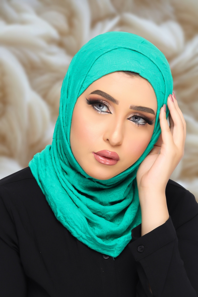 Hijab Ready-made hijab without pins crochet - Smile Turbans - 1278