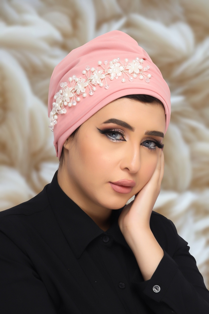 turban Scotch With accessories Tulle Material - Smile Turbans - 1295