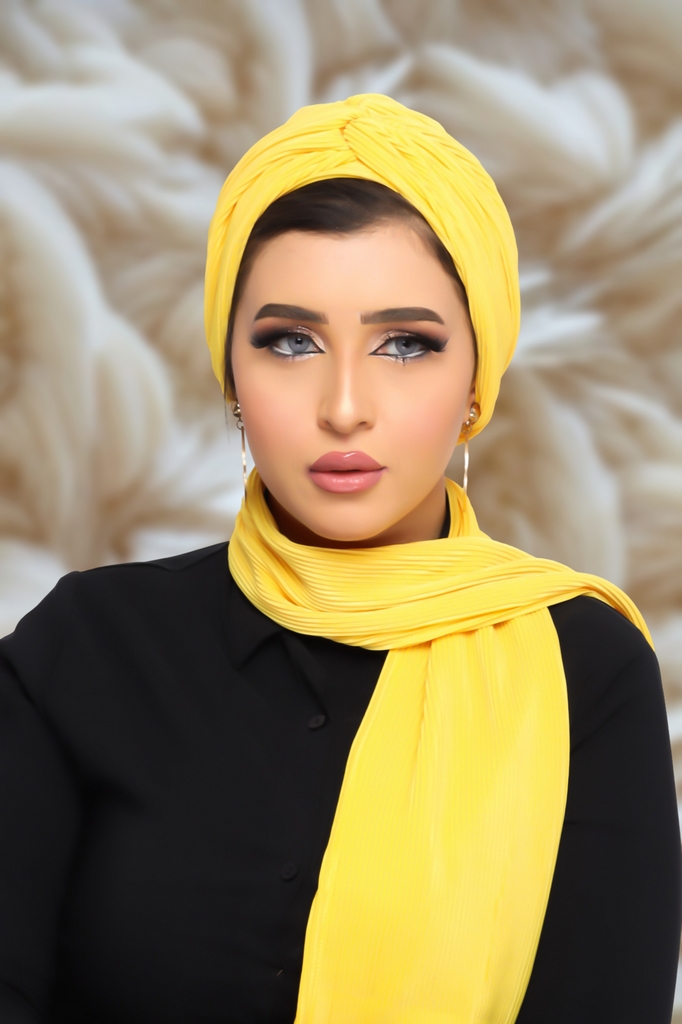 Turban  & Scarf Crocs one piece Bliss satin material - Smile Turbans - 1298