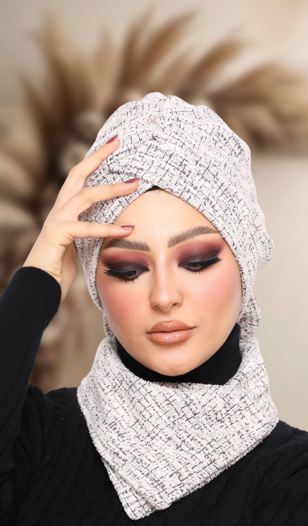 Turban  & Scarf Two-way bow and crossover Jakar - Smile Turbans - 1365