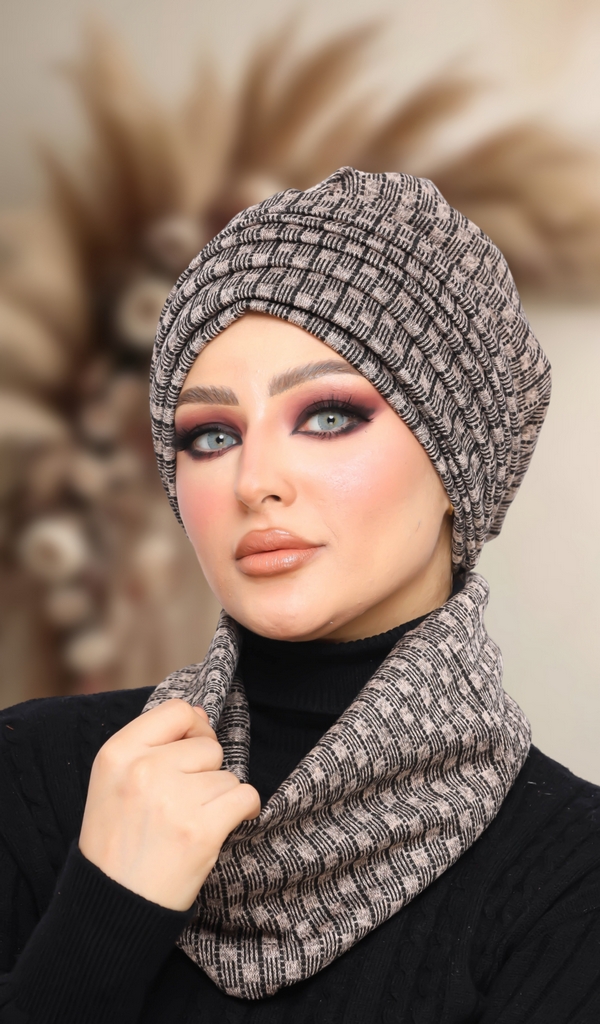 Turban  & Scarf  Scotch brooch - Smile Turbans - 1366