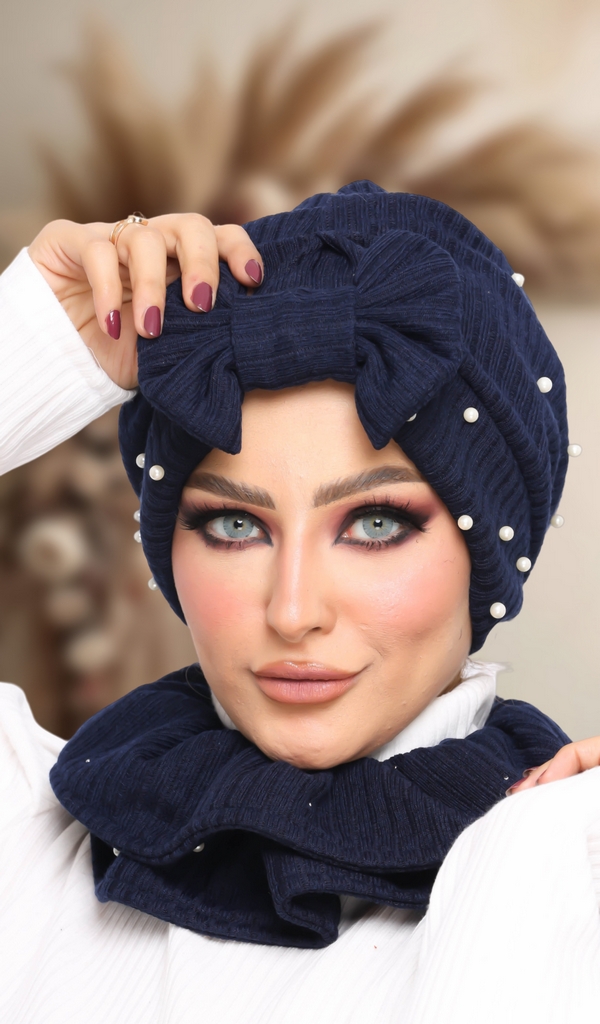 Turban  & Scarf IceCap  Rib - Smile Turbans - 1379