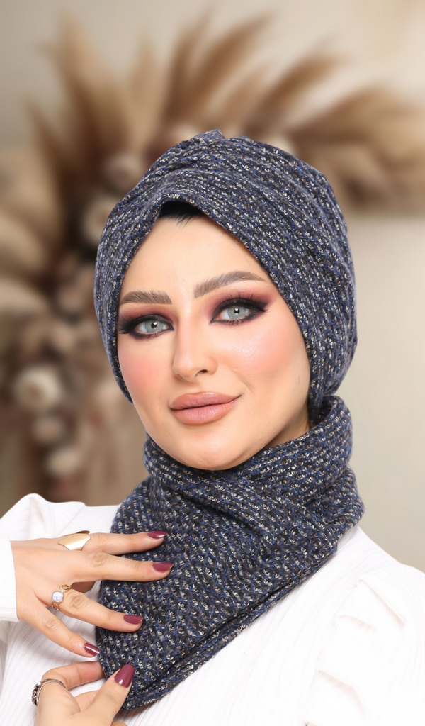 Turban  & Scarf Darby one piece knitwear - Smile Turbans - 1388
