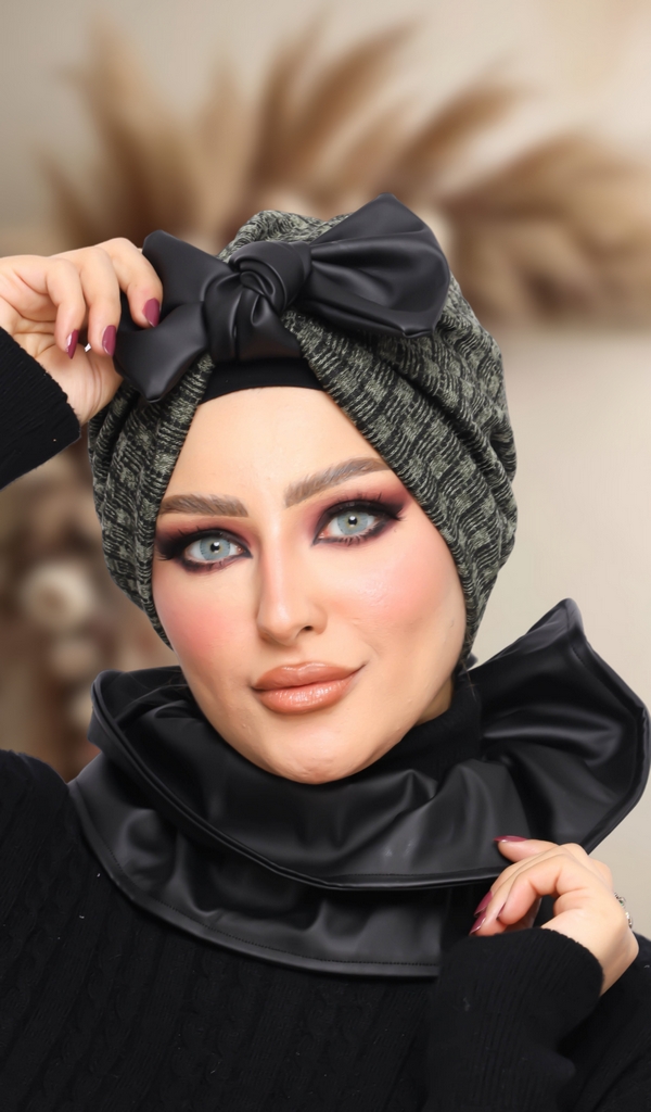 Turban  & Scarf bow brooch - Smile Turbans - 1394