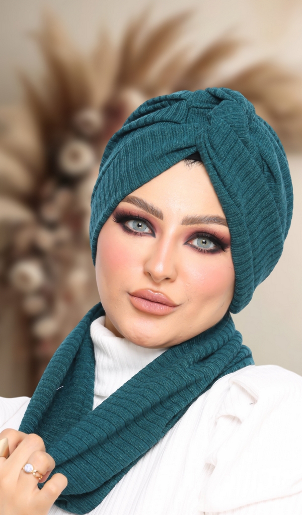 Turban  & Scarf Crocs one piece Rib - Smile Turbans - 1411