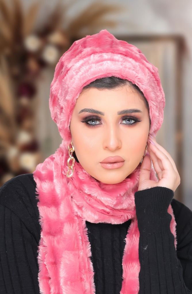 IceCap  & Scarf Darby one piece Fur - Smile Turbans - 1420