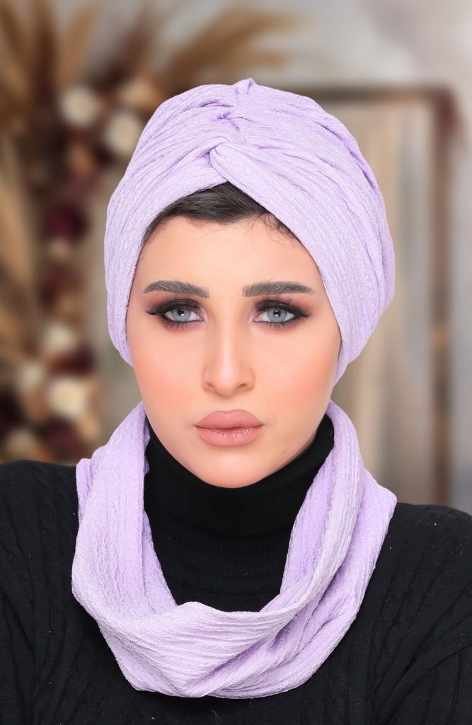 Turban  & Scarf Crocs one piece crochet - Smile Turbans - 1438