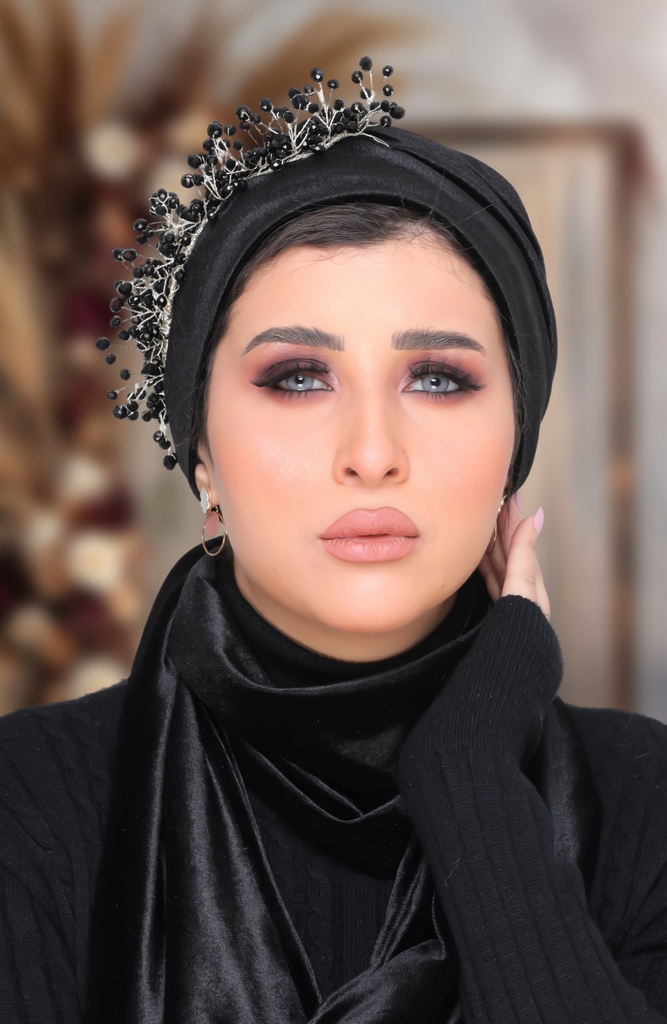 Turban  & Scarf Turban with accessories velvet - Smile Turbans - 1441