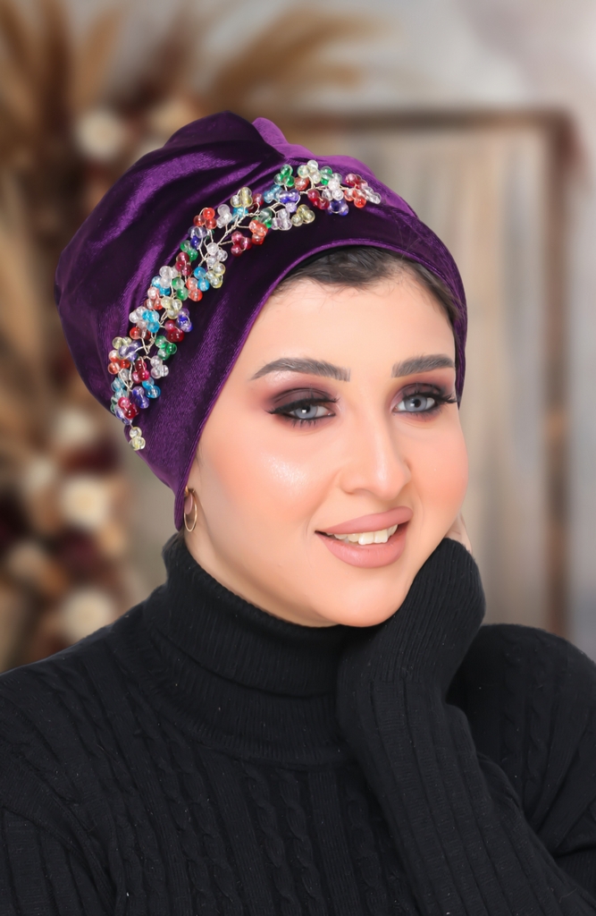 Turban Turban with accessories velvet - Smile Turbans - 1444