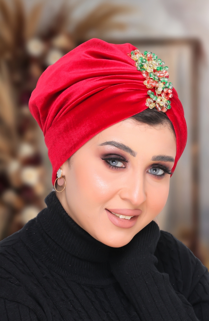 Turban Turban with accessories velvet - Smile Turbans - 1445