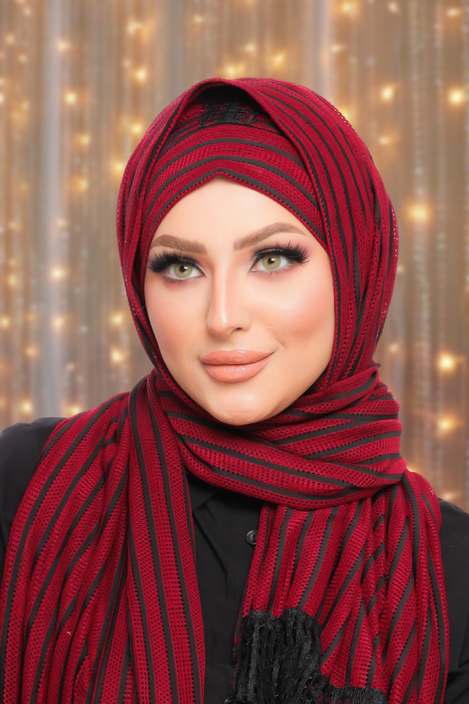 Hijab Ready-made hijab without pins kink - Smile Turbans - 1479