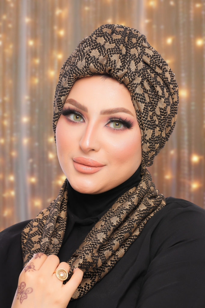 Turban  & Scarf Crown kink - Smile Turbans - 1549