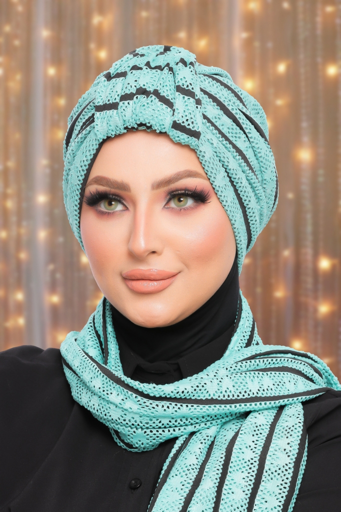 Turban  & Scarf Crown kink - Smile Turbans - 1551