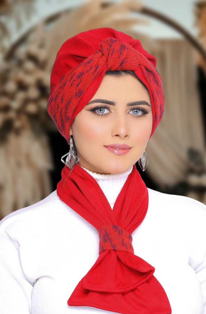 Turban  & Scarf Knot knitwear - Smile Turbans - 1646