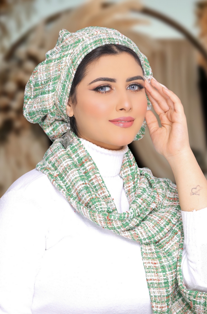 Beret & Scarf Beret Gogh - Smile Turbans - 1648