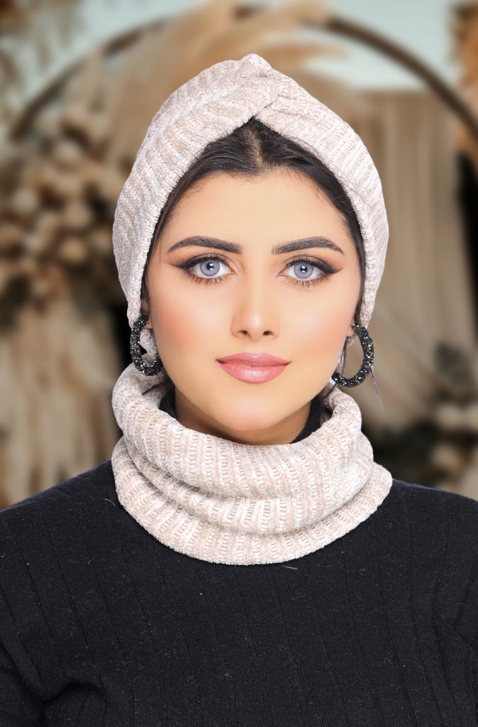 Turban  & Scarf Crocs one piece knitwear - Smile Turbans - 1666