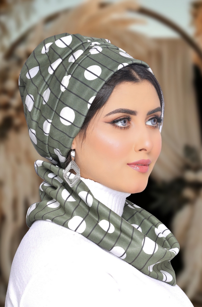 Turban  & Scarf Darby one piece suede - Smile Turbans - 1684