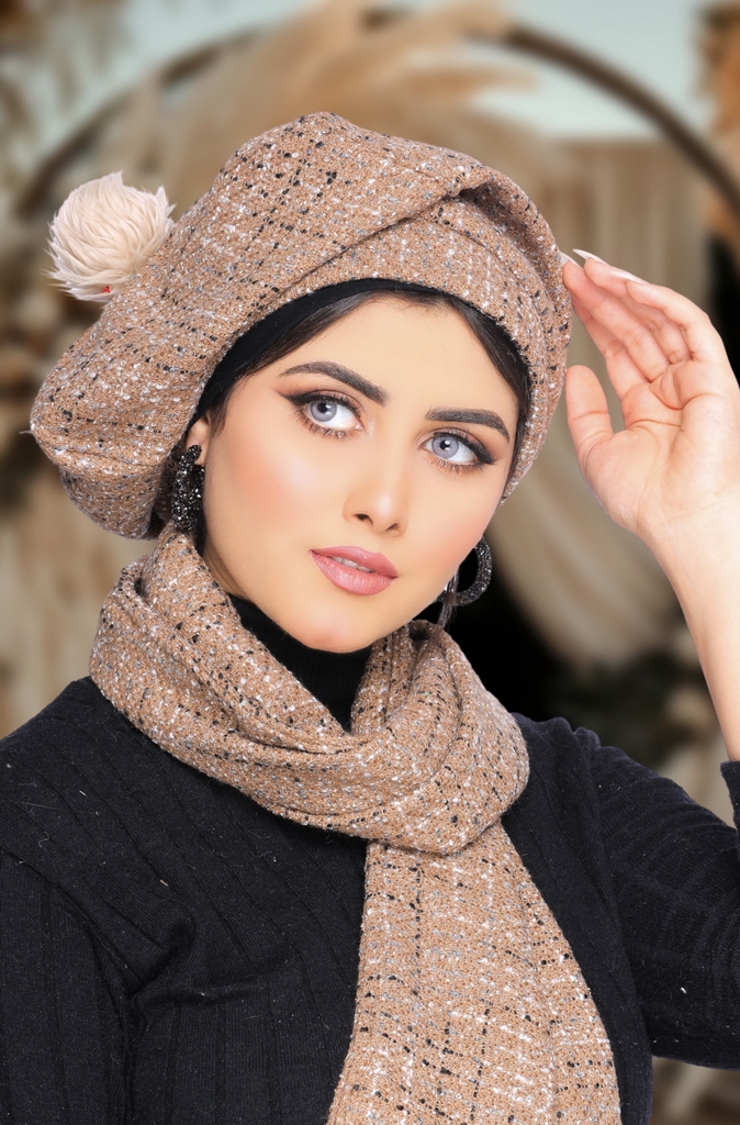 IceCap  & Scarf IceCap  knitwear - Smile Turbans - 1691