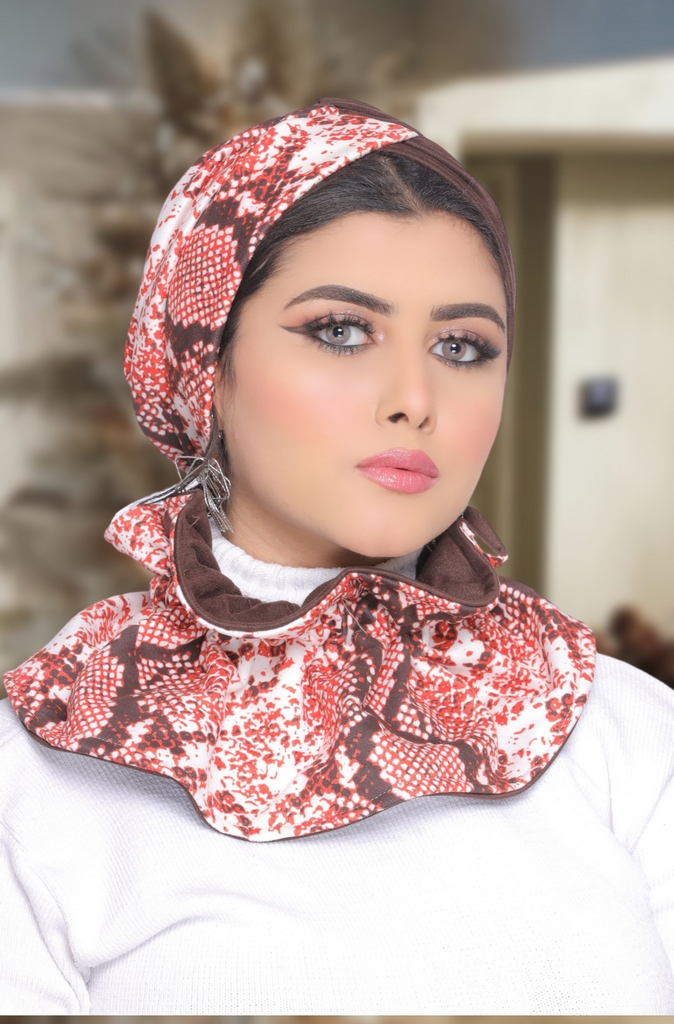 Turban  & Scarf Crocs one piece suede - Smile Turbans - 1758